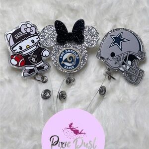 Cartoon character badge reels